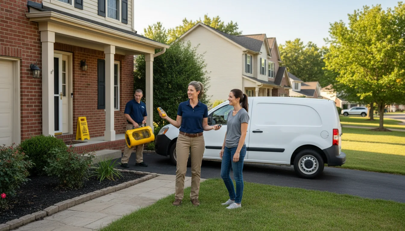 Water restoration image for Dehumidification And Cleanup Services in Monmouth, ME